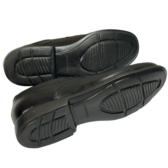 Rockport Black Leather Lace Oxford Lightweight Flexible Shock Absorbent Size 12 main image 8